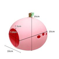 Pomelo Shape Parrot Cage Nest Plastic Large Caliber Small Pet Sleeping Nest Decorative Wear-resistant Bird Hiding House