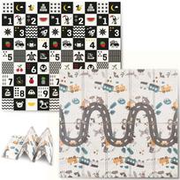 Folding foam mat 200 x 180 x 1 cm Nukido NK-340
