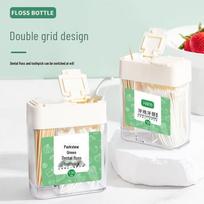 Fang Cao Di Kids Disposable Dual-Head Toothpicks & Floss Picks