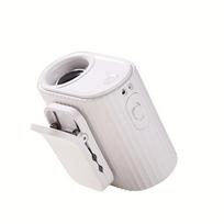 IMYCOO Low MOQ Portable Digital Display High Speed Waist Clip Body Fan Rechargeable Wearable Neck Mini Fan Brushless Motor Car USB