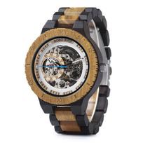 New High Grade Latest Design Luxury Men's Wood Watch Mechanical Watch Wooden Box Sport Business Style Limited Edition 2026