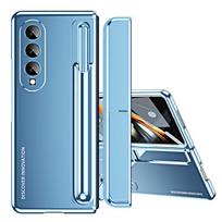 Itin plonas dengtas laikiklis-dangtelis Samsung Galaxy Z Fold 4 dėklui su rašiklio laikikliu Z Fold4 5g For Z Fold 4 rožinio aukso spalvos