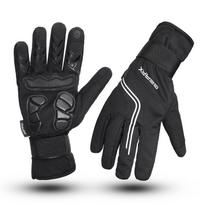 GearX Winter Gel Pad Cycle Dviračių pirštinės Neperšlampamos vėjui atsparios slidinėjimo pirštinės M juoda