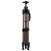 Easel Advertising Display Stand Aluminum Alloy Folding Metal Tripod Champagne ET‑0312