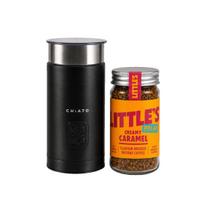 CHiATO milkPLAY pieno plakiklio ir Little’s Decaf Creamy Caramel tirpios kavos rinkinys