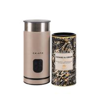 CHiATO milkPLAY pieno plakiklio ir Whittard of Chelsea Cookies and Cream karšto šokolado rinkinys