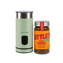 CHiATO milkPLAY pieno plakiklio ir Little’s Decaf Creamy Caramel tirpios kavos rinkinys