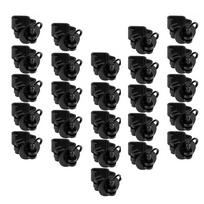 Set of 25 Elegant Color Insulators for T Posts Secure Lock Designs Accessory for Electric Fencing in Agriculture