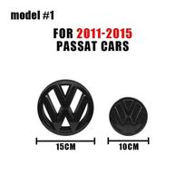 VOLKSWAGEN VW 3D ABS Automobilio Ženklelis Variklio Dangčiui, Priekinėms Grotelėms ir Galinio Bagažinės Emblemos Lipdukas VW Passat B8 (2016-2018 m) & Passat B6/B 1pcs-rear