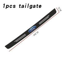 Car Sticker Hot For Ford Car Door Sill Protector Sticker Carbon Fiber Threshold Strip For Ford Ecosport Edge Figo Flex Focus Fus