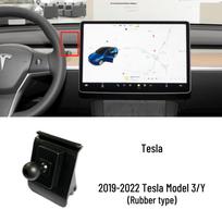 Belaidis telefono laikiklis ir įkroviklis Tesla Model 3/Y black