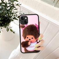Cute Cartoon M-Monchhichi Phone Case For IPhone 14 12 13 Mini Pro Max 8 7 Plus X XR XS MAX Translucent Matte Covers iphone 16 pro white