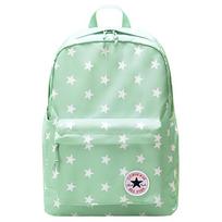 Converse 17L Star Print Zipper Closure Polyester Backpack Medium Unisex Backpack Mint-Green CV2443023PS-003 Aloe Vera Green white
