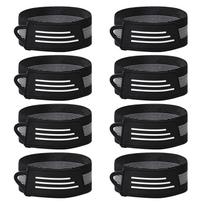 8pcs Bicycles Ankle Leg Strap Cycling Bike Safety Wrist Ankle Bind Bands Pants Clip Band Cycling Ankle Fastening Belt 1