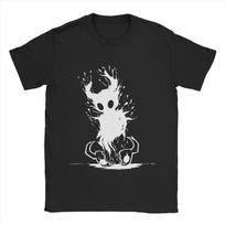 Vyriški marškinėliai Hollow Knight Žaidimų Šaunūs Grynos Medvilnės Marškinėliai Trumpomis Rankovėmis Marškinėliai Apvalia Kaklo Viršūnės S įvairiaspalvis