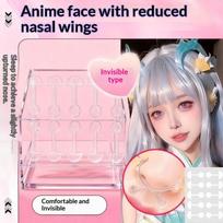 100Pcs Invisible Nose Shrinking Stickers Transparent Nose Wing Patch for Daily Nose Contour Lifting Tools for Home Use onesize