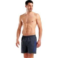Plaukimo glaudės Arena Fundamentals Logo Boxer R Asphalt-Neon Blue L - 581