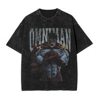 Battle Beast Invincible Comic T Shirt Hip Hop Washed Cotton Oversize T-Shirts Vintage Men Women Streetwear Printed Tee Shirt S