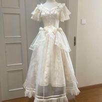 French new court style daughter elegant tutu skirt summer new super fairy design feeling waist and thin skirt S