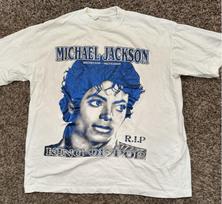 Michael Jackson King Of Pop RIP Mens Shirt 80's 90's Thriller Billie Beat S-5XL Unisex T-Shirt XXXL