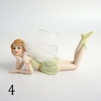 Girl Wing Garden Home Ornament Crafts Fairy Car Decor Miniatures Angel figurines Flower fairy 4