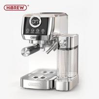 HiBREW H13A 20Bar High-Pressure Dual-Boiler Semi-Automatic Espresso Machine, Detachable Milk Tank,One-Touch Automatic Milk Frothing System. pilka/balta
