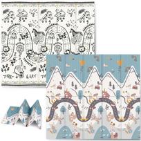 Folding foam mat 200 x 180 x 1 cm Nukido NK-340