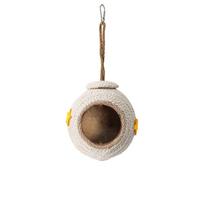 Bird Supplies Wear-resistant Coconut Husk Bird Cages Comfortable Mini Squirrel Bed Hanging Bite Resistant Hamster Bed Outdoor