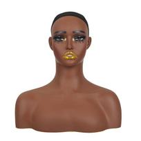 Best Selling Head Mannequin Fashion Durable Schaufensterpuppe Beautiful Sturdy Easy-clean Realistic Head Human Model for Shop OEM