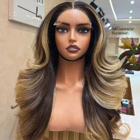 Realistic PVC Black Brown Female Mannequin Head with Shoulders Wig Stand Display