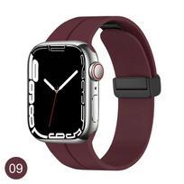 Hot Selling Multicolor Strap Magnetic Folding Buckle Silicone Sports Strap for Watch Strap KP-T2829&38/40/41mm