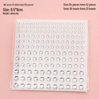 Pearl & Diamond Stickers, Fake Nose & Lip Studs, Rhinestone Nail & Face Art
