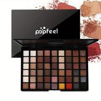 54 spalvų akių šešėlių paletė Makiažo paletė Naujas produktas Dūminė Perlinė Šiltos spalvos Žemės spalvos Atspari vandeniui Neblunka #1 black