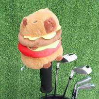 Capybara Plush Driver Head Cover Golf Club Cute Soft Novelty Gift Adorable Protection