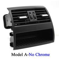 Car Rear Console Air Conditioner Air Vent Grille Complete Part Assembly For BMW 5 Series F10 F11 520 523 525 528 530 64229172167 A No Chrome gray