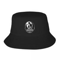 Bigfoot Dogman Mothman UFO Cryptid Society Bucket Hat Uv Protection Solar Hat Luxury Brand Fishing cap For Man Women's