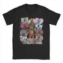 FNAF At Freddys Humorous Pattern 2025 Summer High Quality Mens  Womens Casual Fashion Soft  Comfortable Pure Cotton Tshirt M