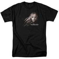 26 Les Miserables Cosette Face T Shirt Mens Licensed Movie Tee Black Unisex T-Shirt XXXL