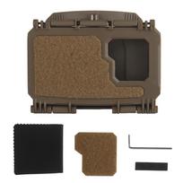 Hunting Plate Carrier Equipment MOLLE Mobile Phone Box Instant Equipment Case Airsoft Training Gear chaki
