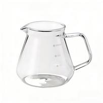Glass Coffee Pot with Dot Scale High Temperature Resistant Teapot Pour Over Coffee Maker Puer Tea Brewing Kettle for Home Office