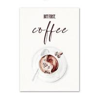 Nordic Food Coffee Beans Bean Grinder Modern Wall Art Canvas Painting Nordic Posters And Prints Wall Pictures Cafe Kitchen Decor 20x30cm