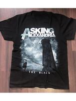 Men' Asking Alexandria  The Black  Band T-Shirt - Soft Cotton Crew Neck Tee with Band Graphic M