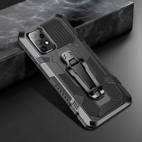 For Samsung Galaxy A52 5G Armor Warrior Shockproof PC + TPU Protective Case(Coffee) For Samsung Galaxy A52 5G juoda