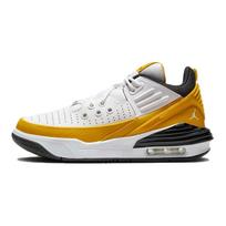 Jordan Max Aura 5 Cushioning, Wear Resistant Low top Children's Basketball Shoes Yellow Black White Teenagers DZ4352-701 38 orange
