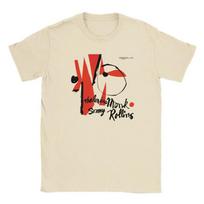 Thelonious Monk  Sonny Rollins Jazz Tribute Tee Jazz icons Shirt H1605_14 Unisex T-Shirt S
