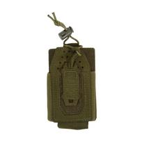 Nylon Tactical Radio Pouch MOLLE Walkie Talkie Holster Adjustable Drawstring For Hunting Outdoor Gear