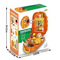 Play Kids Kitchen Set Pretend Play Cooking Toys Set Hamburg Doctor Tools Makeup Toys Playset For Toddlers Playhouse For Kids