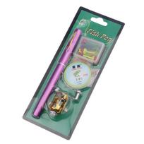 Pen Shape Mini Fishing Pole Carbon Reel Folded Fishing Rod Kit Pocket Fishing Rod  Stream