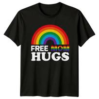 FREE MOM HUGS Mothers Day Family Mens T-Shirt Womens Tee Graphic Top S