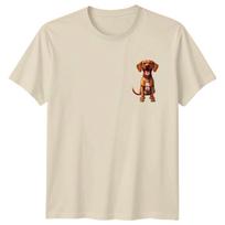 Happy Smiling Dog Lover Graphic Unisex T-Shirt Mens Womens Tee M